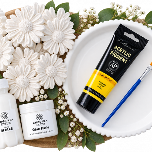 Eco Resin Daisies Bowl DIY kit   