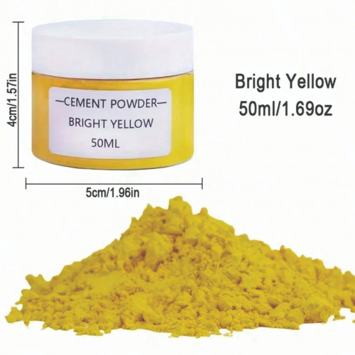 Bright Yellow Iron Oxide Pigment Powder 50ml  (4)